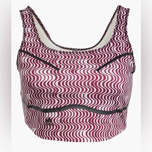Adidas by Stella McCartney Tops - Adidas by Stella McCartney Wavy Purple Crop Top
